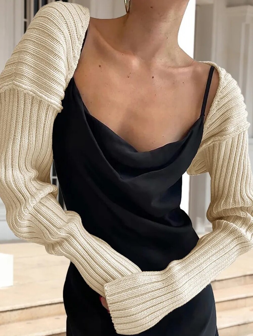 Long Sleeve Knit Bolero